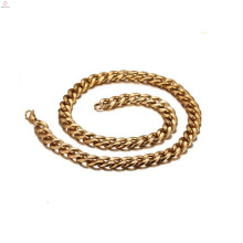 Simple men gold necklace female,chunky chain link necklace